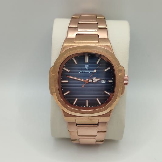 Nautilus Rosegold blue