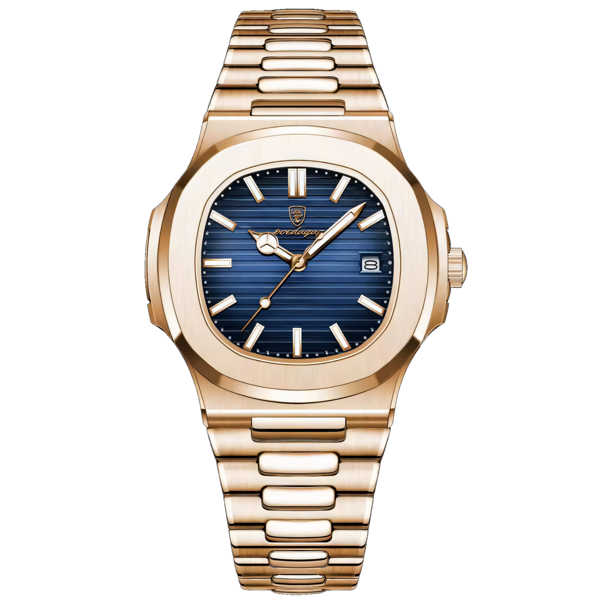 Nautilus Rosegold blue