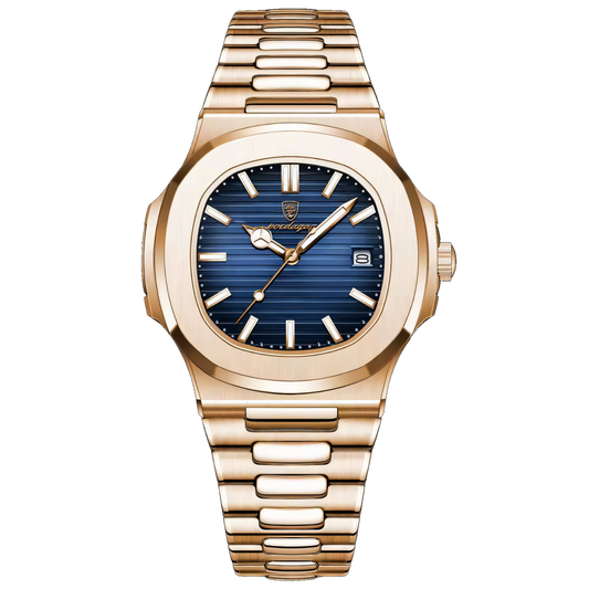 Nautilus Rosegold blue